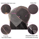 Short Straight Bob Wigs Brazilian Human Hair Lace Front Wigs for Black Women (14inch) 13x4 Lace Front Wigs 150% Density Pre Plucked with Baby Hair Royal Lady