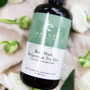 Peppermint Tea Tree Body Wash – Made with Organic Ingredients, Shower Gel for Men & Women, Tea Tree Soap for Oily or Acne Prone Skin, Helps Soothe Skin Blemishes Beauty by Earth