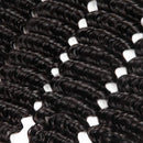 10A Deep Wave Human Hair Bundle 100% Virgin Brazilian Hair 1 Single Bundle 22 Inch Wet and Wavy Hair Human Bundle Unprocessed Remy Curly Hair Bundle serwell