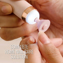 Finishing Touch Flawless Salon Nails Kit, Electronic Nail File and Full Manicure and Pedicure Tool Finishing Touch