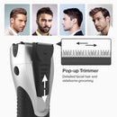 Electric Razor for Men, YASUN Men's Foil Shaver, Wet/Dry IPX7 Waterproof Electric Shavers for Men with Pop-up Beard Trimmer, Cordless Rechargeable Mens Razor - YS5800 Silver & Black YASUN