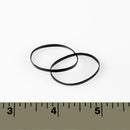 Hair Elastics 40mm x 2mm - STRONG - REUSEABLE Clear by ElasticU ElasticU