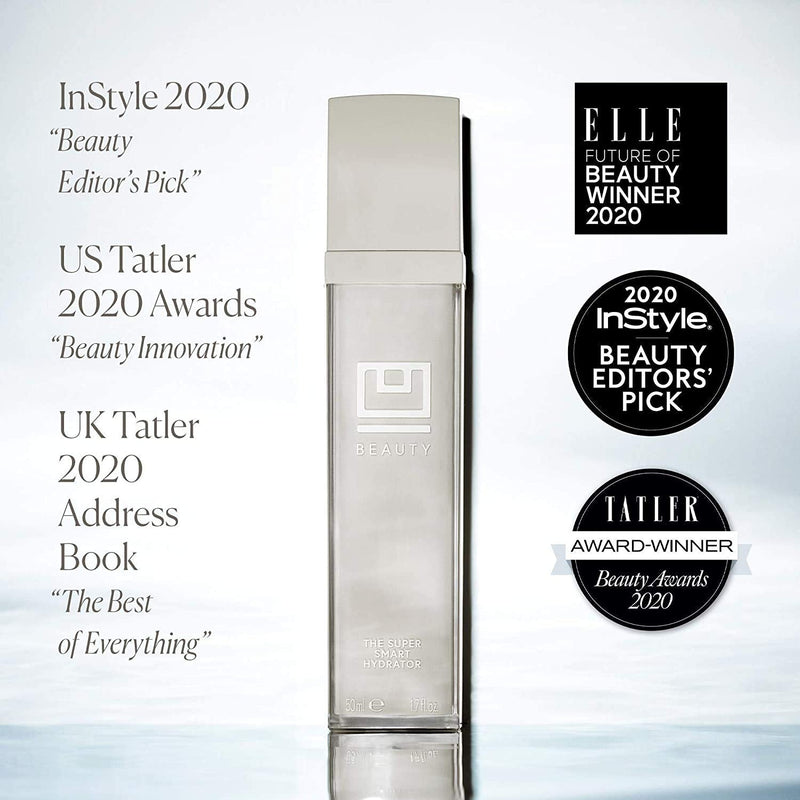 U Beauty 50 ml DUO Resurfacing Compound & SUPER Smart Serum with Vitamin C & E | Natural Facial Serum Best for Anti-Aging, Acne, Dry Skin, Wrinkles - (Set of 2) 50 ml / 1.7 fl.oz U Beauty Store