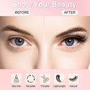 EARLLER 20 Pairs False Eyelashes Natural Fluffy Lightweight Lashes Pack, 3D and 5D Volume Faux Mink Lashes (10 Style) EARLLER