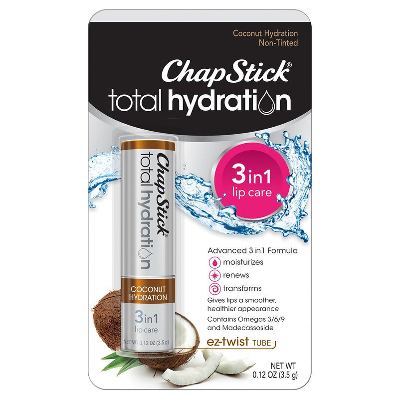 Total Hydration Coconut Lip Balm Tube Chapstick