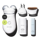NuFACE Trinity+ Microcurrent Facial Device, Wrinkle Reducer + Effective Lip & Eye Attachment - FDA Cleared Face Toning Device for Targeted Treatment + Microcurrent Gel Activator & Silk Creme Infinity Warehouse