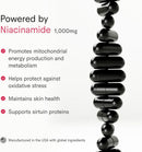 Tally Health NAD+ Supplement - 1000mg Niacinamide NAD Precursor for Cellular Energy, Metabolism & Healthy Aging - Supports Skin Hydration & Brain Health - Vegan, Non-GMO, Gluten-Free | 60 Capsules Infinity Warehouse