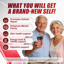 Urolithin A Supplement with CoQ10 200mg & Resveratrol 200mg, Mitochondrial Support & Cellular Energy, Pomegranate-Derived Urolithin A Capsules, Vegan, Non-GMO, 90 Capsules Infinity Warehouse