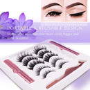 Arishine Magnetic Eyeliner and Lashes Kit, Magnetic Eyeliner for Magnetic Lashes Set, With Reusable Lashes [5 Pairs] Arishine