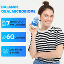 Oral Probiotics, 11 Billion CFU, with M18, A12, Oral Probiotics for Mouth Bad Breath for adults, Dry Mouth, Gum Health & Gum Restore, Chronic Halitosis, Fresh Breath, 60 Lozenges (Mint Flavor) Infinity Warehouse