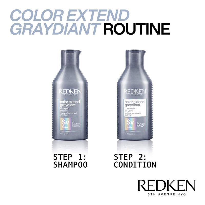 Redken Color Extend Graydiant Purple Shampoo | Hair Toner For Gray & Silver Hair | Tones & Strengthens Hair REDKEN