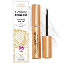 Grande Cosmetics GrandeBROW-FILL Volumizing Brow Gel, Tinted or Clear Eyebrow Mascara, Soft Flexible Hold, Water Resistant Infinity Warehouse
