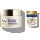 RoC Crepe Repair Anti Aging Daily Face Moisturizer & Neck Firming Cream (1.7 oz) + RoC Retinol Wrinkle Smoothing Capsules (7 CT), Skin Care Treatment RoC
