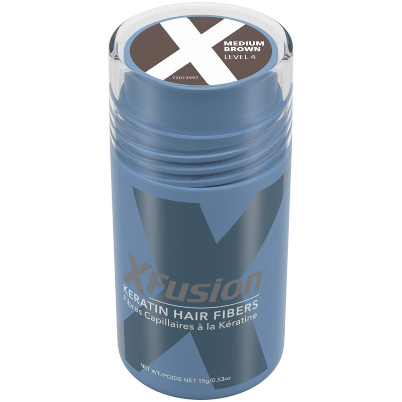 XFusion Keratin Hair Fibers - Medium Brown (15g) XFusion