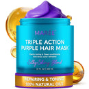 MAREE Purple Deep Conditioning Hair Mask for Damaged Hair & Blonde Toner Infinity Warehouse