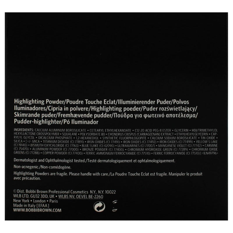 Highlighting Powder - Quartz Glow by Bobbi Brown for Women - 0.28 oz Highlighter Infinity Warehouse