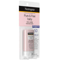 Neutrogena Pure & Free Baby Mineral Sunscreen Stick with Broad Spectrum SPF 50 & Zinc Oxide, Water-Resistant, Hypoallergenic, Paraben-, Dye- & PABA-Free Baby Face & Body Sunscreen, 0.47 oz Neutrogena