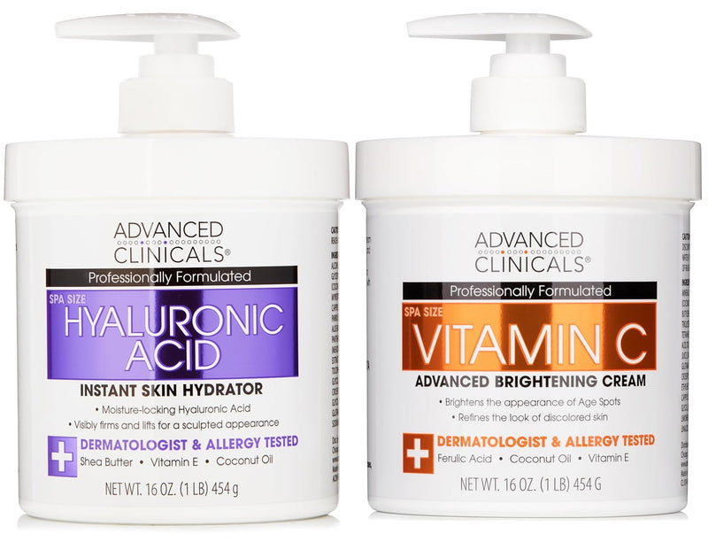 Advanced Clinicals Retinol Body Lotion & Face Moisturizer | Visible Anti Aging Skin Care Retinol Body Cream For Women & Men Targets Look Of Fine Lines, Wrinkles, & Crepe Looking Dry Skin, 16 Ounce Infinity Warehouse