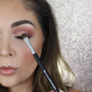 Professional Shader Eyeshadow Brush - Beauty Junkees pro All Over Short Flat Shader Eye Makeup Brush with Dense Rounded Natural Hair Bristles to Pack Eye Shadow Powder on Eyelid; Premium Quality Beauty Junkees