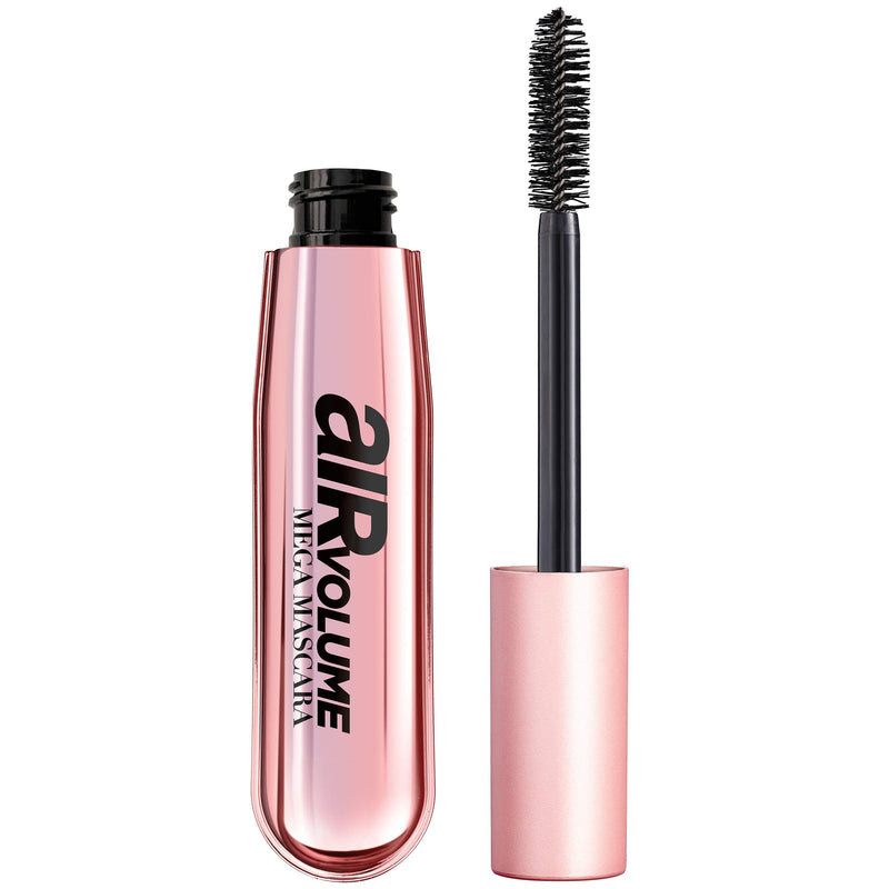 L'Oreal Paris Air Volume Mega Mascara Lightweight Mega Volume Washable Black Brown, 0.3 Fl Oz L'Oreal Paris