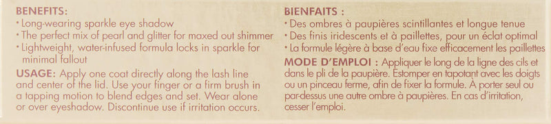 Stila Magnificent Metals Glitter & Glow Liquid Eye Shadow, Bronzed Bell, Original , 0.15 Fl Oz (Pack of 1) stila