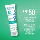 BLUE LIZARD Active Mineral-Based Sunscreen Lotion - SPF 50+, 5 Fl Oz BLUE LIZARD