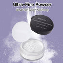 MEICOLY Talc-Free Setting Powder with Sifter,Long Lasting Loose Face Powder,Translucent Powder Colorset Powder,Matte Finishing White Face Paint Setting Powder for Halloween SFX Makeup,Oil Control Infinity Warehouse