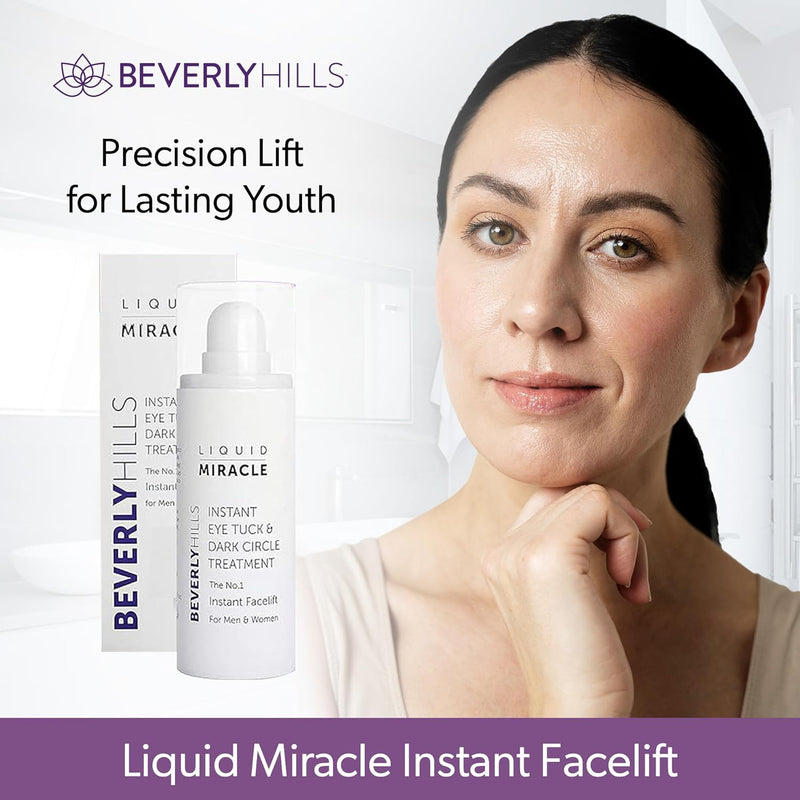 Beverly Hills Instant Facelift Anti Aging Eye Serum Treatment for Dark Circles, Puffy Eyes, Wrinkles, Under Eye Bags, Fine Lines, and Crows Feet | 30mL (120 Days Supply) Infinity Warehouse