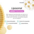 Liposomal Glutathione Powder, 125mg L-Glutathione Sugar-Free Flavored Packets, 100mg Vitamin C, Powerful Antioxidant Supplement for Skin, Beauty Health & Detox Support, 30 Packets - Lemon Infinity Warehouse