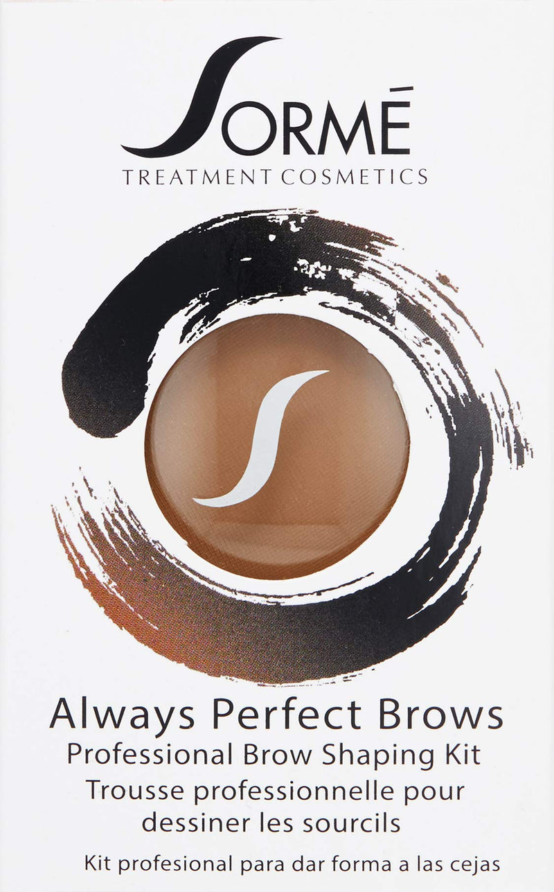 Sorme Cosmetics Always Perfect Brows, Medium Brown, 0.12 Ounce SORMÉ