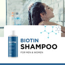 Volumizing Biotin Shampoo for Thinning Hair - Thin Hair Shampoo with Biotin Keratin and Essential Oils for Hair Care - Potent Biotin Hair Shampoo Sulfate Free Dry Scalp Treatment and Hair Moisturizer Maple Holistics