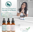 Natural Firm & Glow Skincare Set of 3 Serums – Skin Care Kit with 20% Vitamin C Serum, Peptide Complex Serum, Niacinamide Vitamin B3 Serum by Eva Naturals Eva Naturals