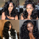 Brazilian Virgin Hair Loose Wave 4 Bundles 10A Unprocessed Wet And Wavy Human Hair Bundles Weave Wefts Weaving Remy Hair Extensions Natural Color Double Weft for Women vanlov Store
