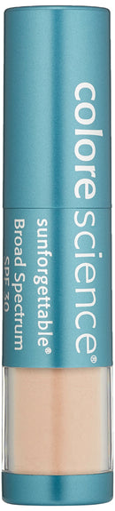 Colorescience Brush-On Sunscreen, Sunforgettable Mineral Powder Tan 0.21 Ounce Colorescience