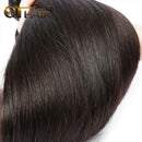 QTHAIR 12A Grade Brazilian Straight Human Hair(28" 28" 28" 28",400g,Natural Black) 100% Unprocessed Brazilian Virgin Hair for Black Women QTHAIR Store