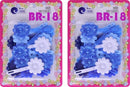 Tara Girls Self Hinge Plastic Bow Hair Barrettes Selection Pack Of 2 (BR18) Tara