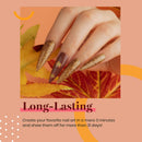 Beetles Gel Nail Polish Set, Caramel Colors Series, Brown Yellow Gold Glitter Gel Polish Soak Off Nail Lamp LED Cured, 7.3ml Each Bottle for Nail Art HalloweenKit beetles Gel Polish