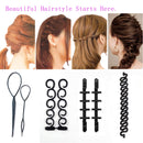 MeetFavorite Twist Plait Hair Braiding Hairdressing Tools,Topsy Tail Hair Braid French Centipede Braiders,Hair Design Styling Tools Accessories MeetFavorite