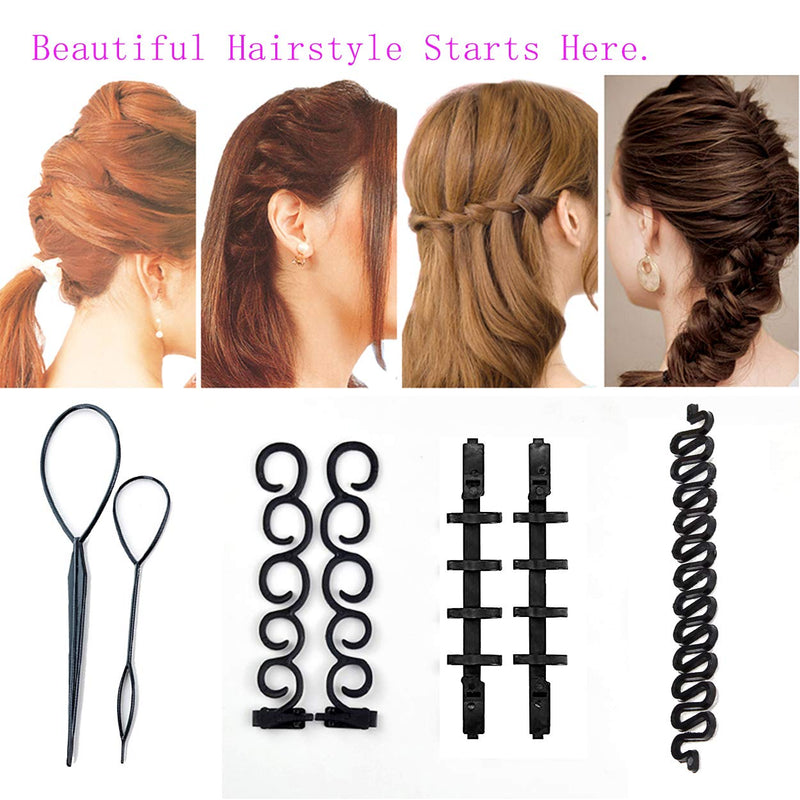 MeetFavorite Twist Plait Hair Braiding Hairdressing Tools,Topsy Tail Hair Braid French Centipede Braiders,Hair Design Styling Tools Accessories MeetFavorite