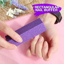 Manicure Nail File Kit-3Pcs Double Sided Nail File, Rectangular Nail Buffer, 4 Step Buffing Block, 3Pcs Cuticle Clipper & Pusher, and Nail Brush, Complete Nail Kit with Buffer for Salon Nail Art HNYYZL Store