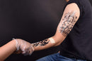 Gozahad Tattoo Aftercare Bandage | 10.2 in x 10 yd Roll | Clear Adhesive Antibacterial Wrap Second Skin Healing Protective Waterproof Tattoo Film Product for Initial Healing Tattoo Supplies gozahad