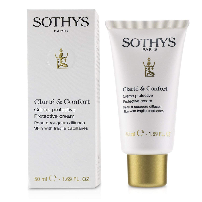 SOTHYS Protective Cream | Hydrating Face Moisturizer for Daily Use | Redness Relief,| Dry Skin Care | Diffuse Redness of the Skin Infinity Warehouse