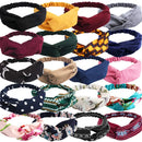 Soft Headbands for Women, 20 Pieces Knot Headbands for Women, Boho Elastic Non-slip Headbands, Hair Wraps Yoga Headbands Hair Hoop Hairbands, Cloth Criss Cross Bow Stretchy Headbands for Women Girls ANBALA