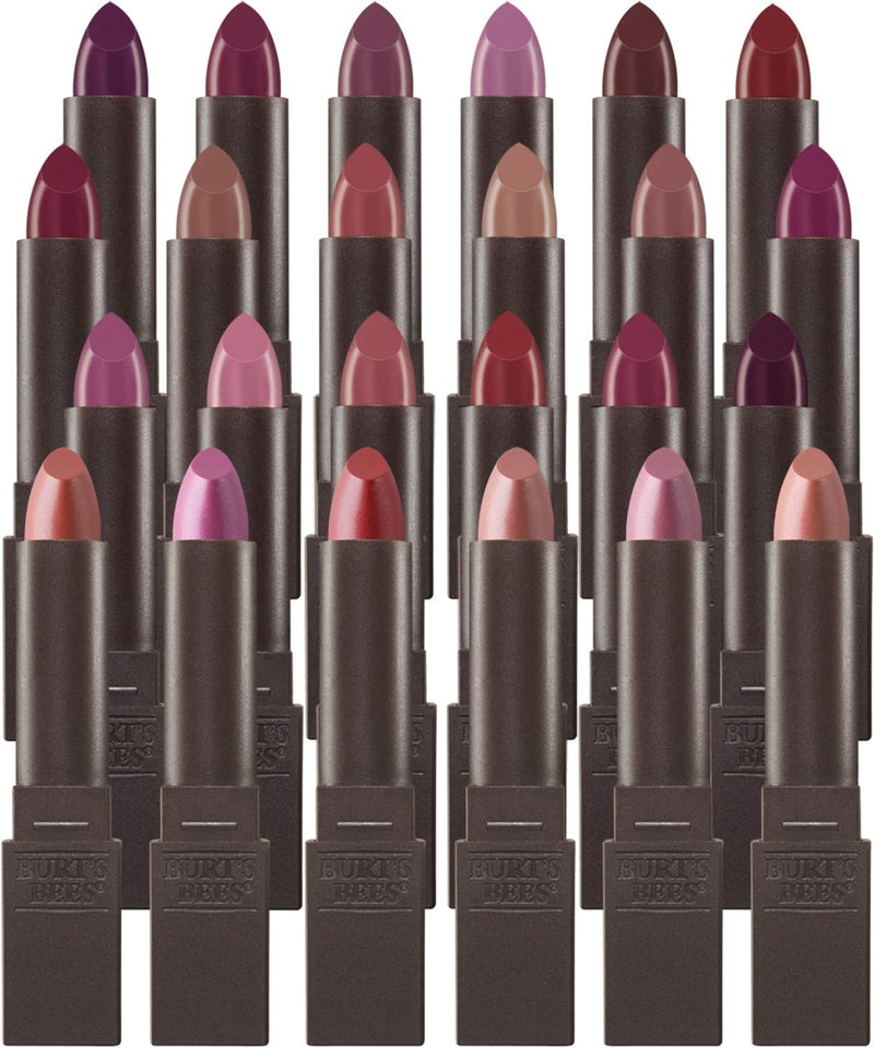 Burts Bees 100% Natural Glossy Lipstick, Nude Rain - 1 Tube Burt's Bees