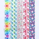 10 Sheets Flowers Nail Foil Transfers Stickers Small Floral Watercolor Flower Starry Sky Nail Art DIY Decals for Women Girls Decoration Manicure Design Vashion