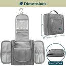 PAVILIA Hanging Travel Toiletry Bag Women Men | Cosmetics Makeup Organizer Kit PAVILIA Store