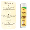 Babo Botanicals Clear Zinc Sport Sunscree Stick SPF 30 with 100% Mineral Active, Unscented, 0.6 Oz, Multi, Fragrence Free, 1 Count Babo Botanicals