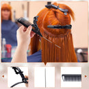 Heat Gloves for Hair Styling,Morgles 2Pcs Professional Heat Resistant Gloves Silicone Heat Mat 6pcs Hair Clips and 2pcs Styling Comb for for Curling Iron Wands Flat Iron MORGLES