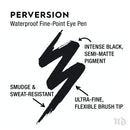 Urban Decay Perversion Waterproof Fine-Point Eye Pen - Black, Semi-Matte Liquid Eyeliner - Ultra-Fine Brush Tip URBAN DECAY