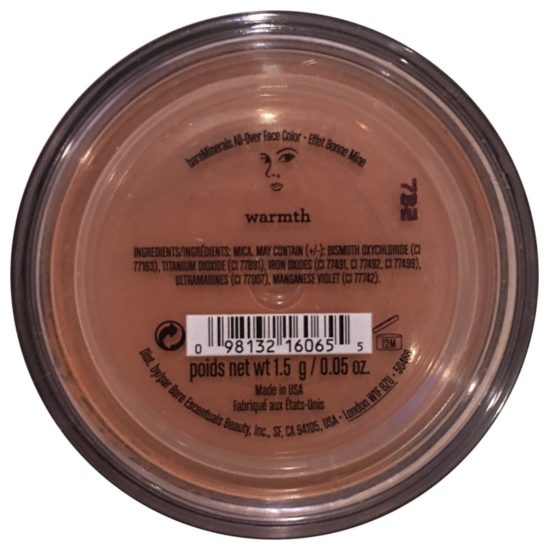 bareMinerals All Over Face Powder, Color Warmth, 0.05 Ounce (8247) bareMinerals